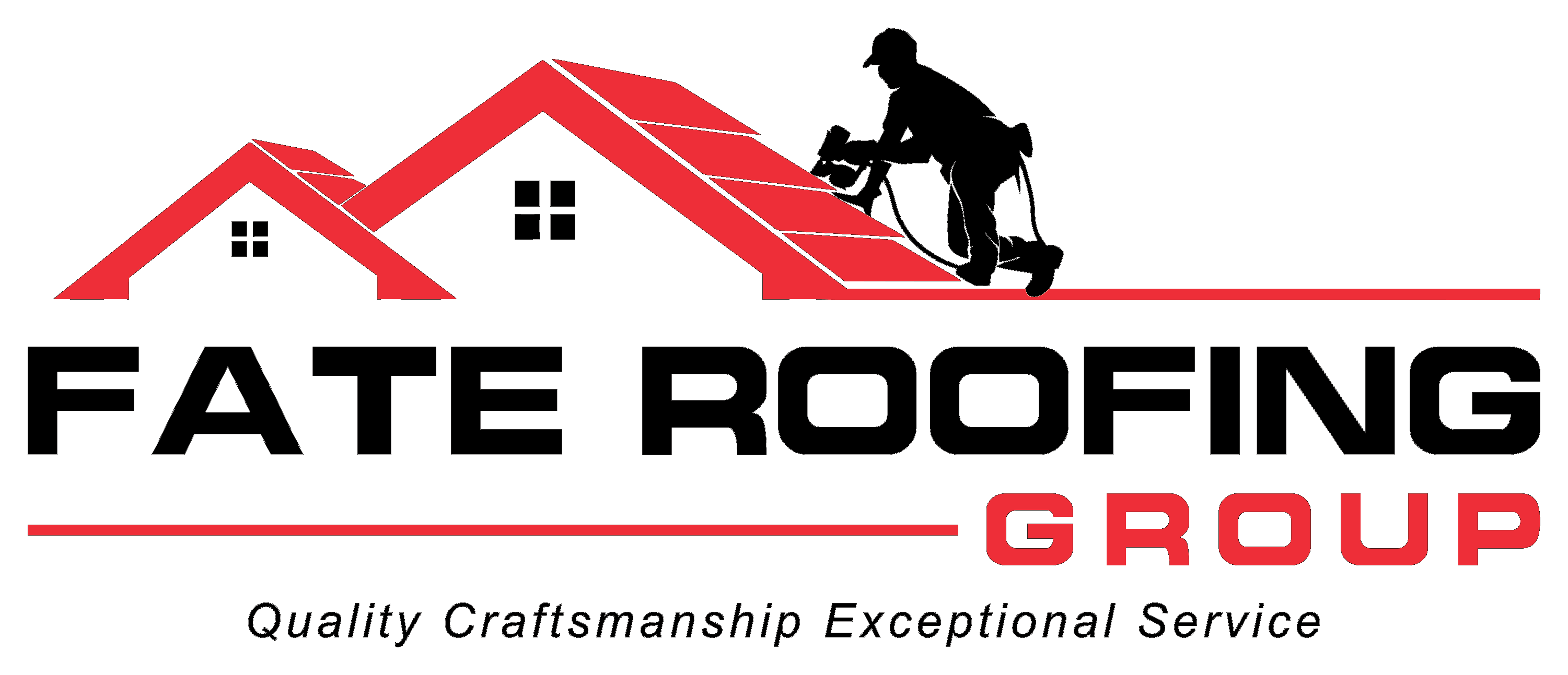 Fate Roofing Group black text